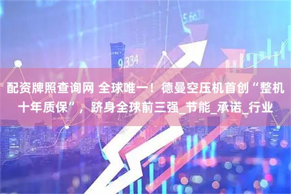 配资牌照查询网 全球唯一！德曼空压机首创“整机十年质保”，跻身全球前三强_节能_承诺_行业